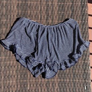 Brandy Melville Ruffle Shorts